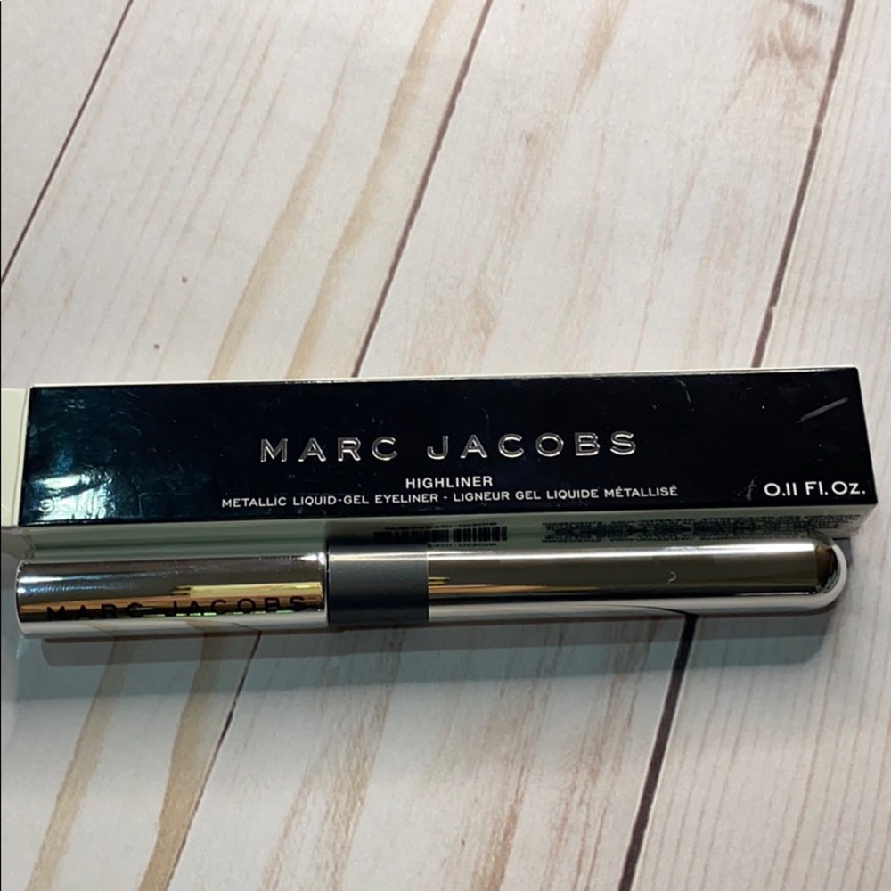 Marc Jacob’s high liner - it’s like grey metallic